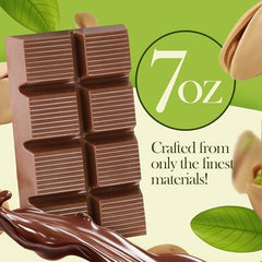 Gourmet Kunafa Pistachio Chocolate Bar – Milk Chocolate Dubai Delight (10 oz / 0.28kg)